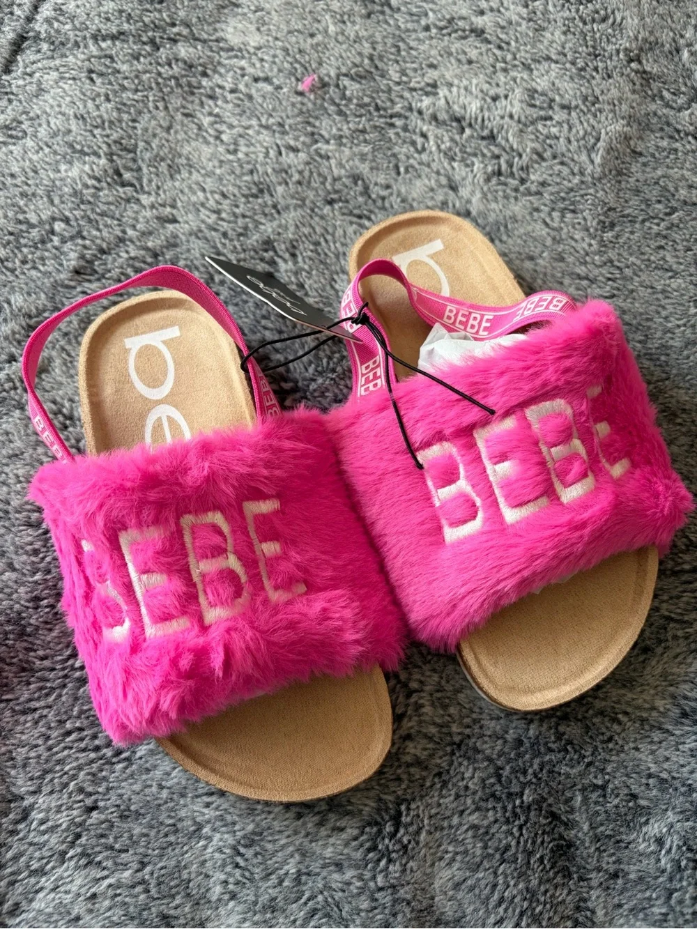 bebe vibrant fuzzy